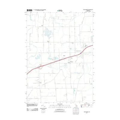 2011 Map of Shaftsburg, 2011 Print