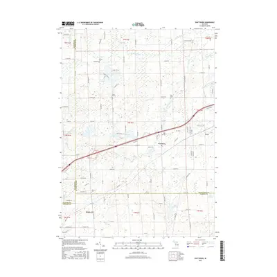 2017 Map of Shaftsburg, 2017 Print