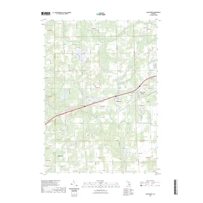 2023 Map of Shaftsburg, 2023 Print