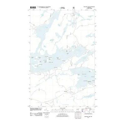 2011 Map of Shagawa Lake, 2011 Print