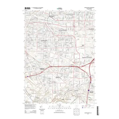 2013 Map of Shaker Heights, 2013 Print