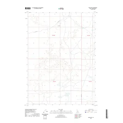 2020 Map of Shale Butte, 2020 Print