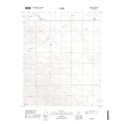 2018 Map of Shale Point, 2018 Print