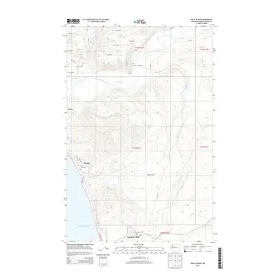2014 Map of Shale Slough, 2014 Print