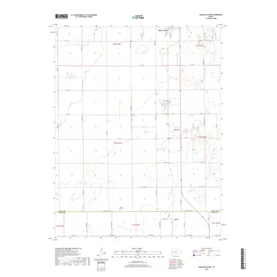 2018 Map of Shallow Water, 2018 Print