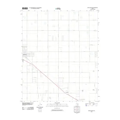 2010 Map of Shallowater, 2010 Print