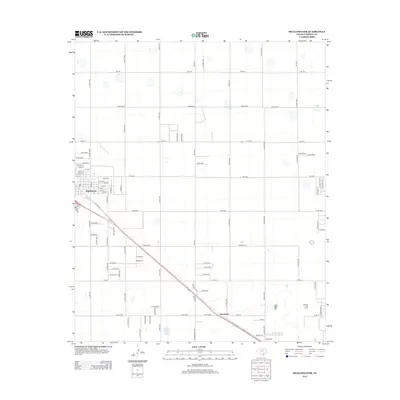 2012 Map of Shallowater, 2012 Print
