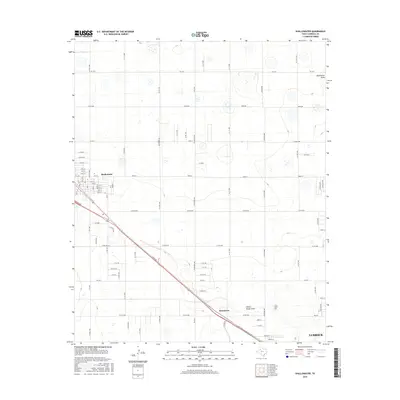 2016 Map of Shallowater, 2016 Print