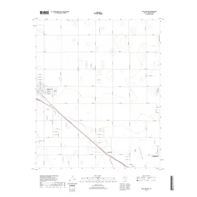 2019 Map of Shallowater, 2019 Print