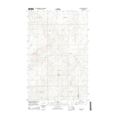 2014 Map of Shambo NE, 2014 Print