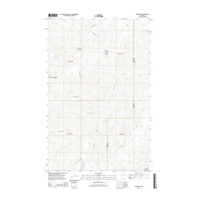 2014 Map of Shambo SE, 2014 Print