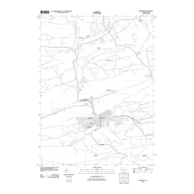 2010 Map of Shamokin, 2010 Print