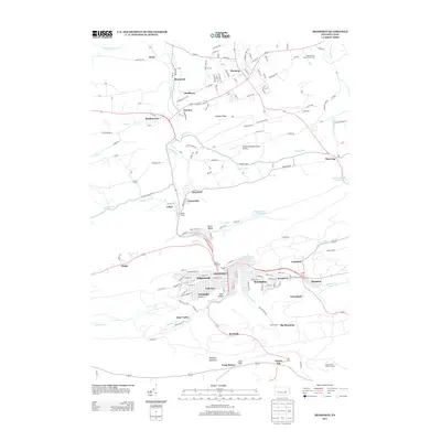 2013 Map of Shamokin, 2013 Print
