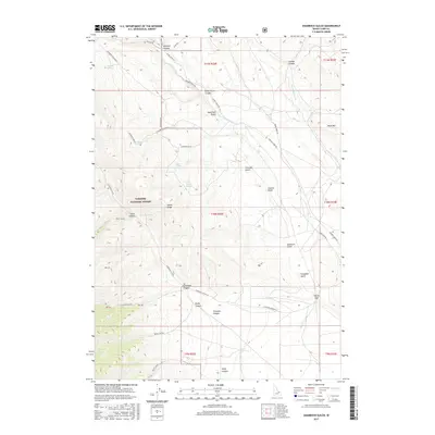 2017 Map of Shamrock Gulch, 2017 Print