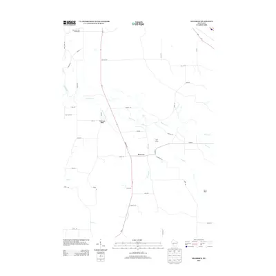 2013 Map of Shamrock, 2013 Print