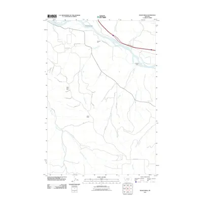2011 Map of Shane Ridge, 2011 Print
