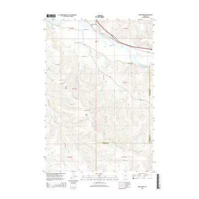 2014 Map of Shane Ridge, 2014 Print