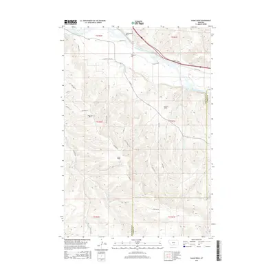 2017 Map of Shane Ridge, 2017 Print