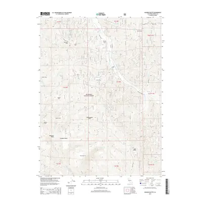 2015 Map of Shannon Butte, 2015 Print