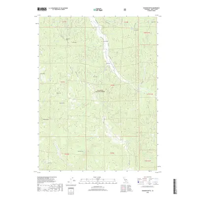 2018 Map of Shannon Butte, 2018 Print