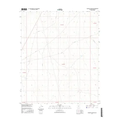 2017 Map of Shannon Canyon NW, 2017 Print