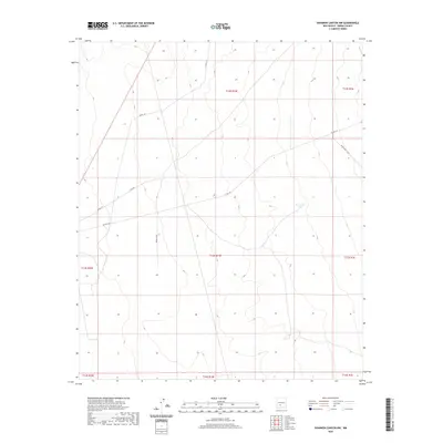 2020 Map of Shannon Canyon NW, 2020 Print