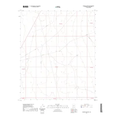 2023 Map of Shannon Canyon NW, 2023 Print