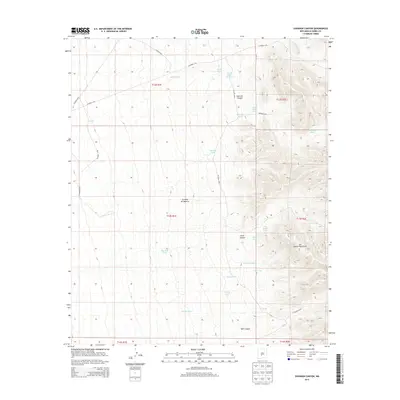 2013 Map of Shannon Canyon, 2013 Print