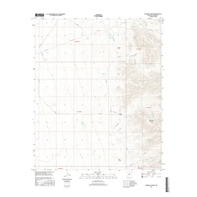 2017 Map of Shannon Canyon, 2017 Print