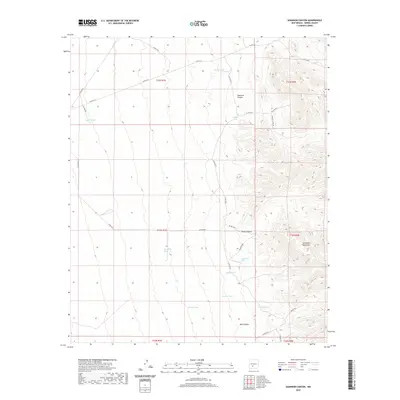 2020 Map of Shannon Canyon, 2020 Print