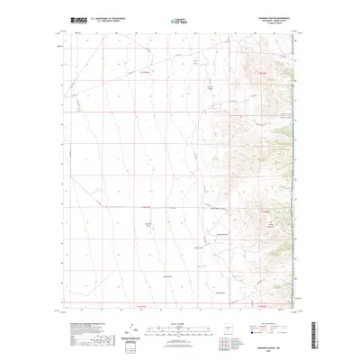 2023 Map of Shannon Canyon, 2023 Print