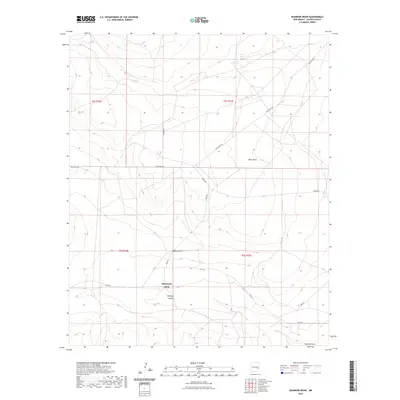 2023 Map of Shannon Draw, 2023 Print