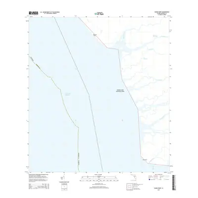 2015 Map of Shark Point, 2015 Print