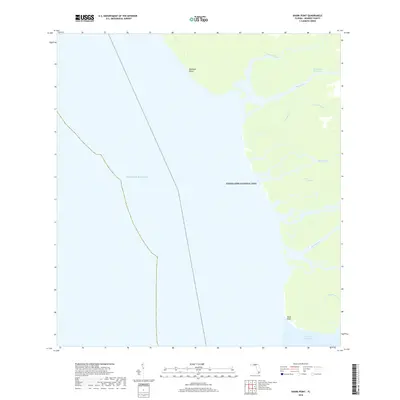 2018 Map of Shark Point, 2018 Print