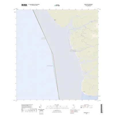 2024 Map of Shark Point, 2024 Print