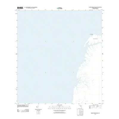 2012 Map of Shark River Island, 2012 Print