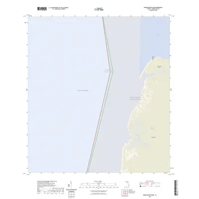 2024 Map of Shark River Island, 2024 Print
