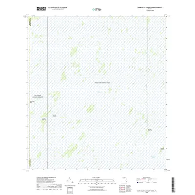 2018 Map of Shark Valley Lookout Tower, 2018 Print