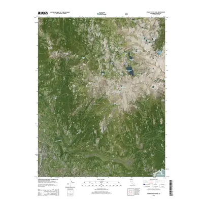 2015 Map of Sharktooth Peak, 2015 Print