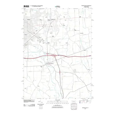 2010 Map of Sharon East, 2010 Print