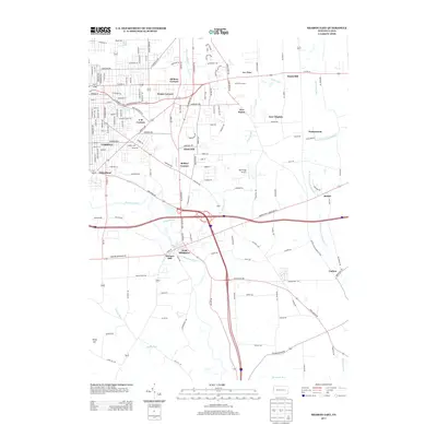 2013 Map of Sharon East, 2013 Print