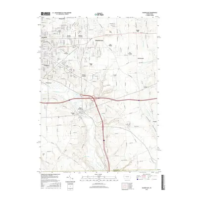 2016 Map of Sharon East, 2016 Print