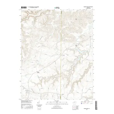 2016 Map of Sharon Grove, 2016 Print