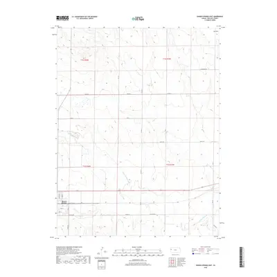 2018 Map of Sharon Springs East, 2018 Print