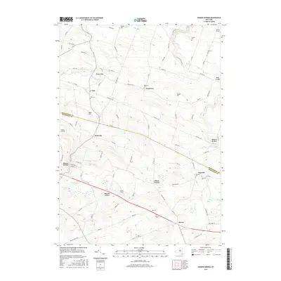 2016 Map of Sharon Springs, 2016 Print