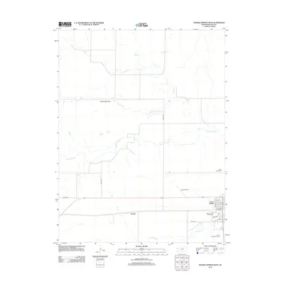 2012 Map of Sharon Springs West, 2012 Print