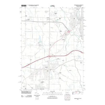 2010 Map of Sharon West, 2010 Print