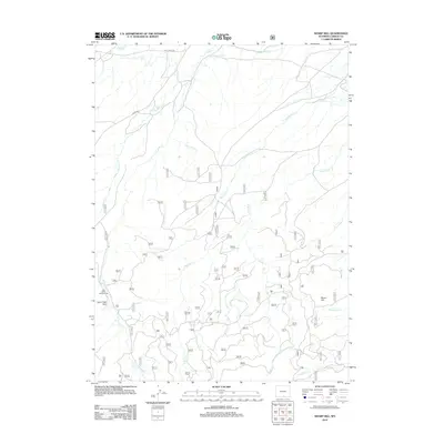 2012 Map of Sharp Hill, 2012 Print