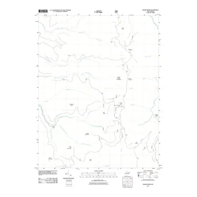 2011 Map of Sharp Knob, 2011 Print