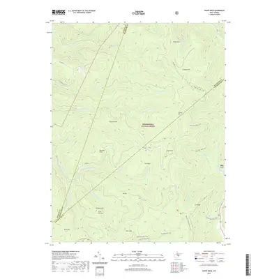 2019 Map of Sharp Knob, 2019 Print